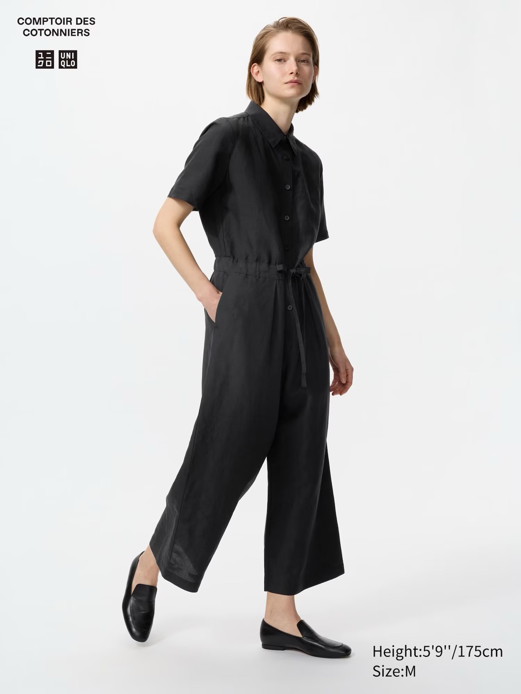 Uniqlo Linen Blend Jumpsuit